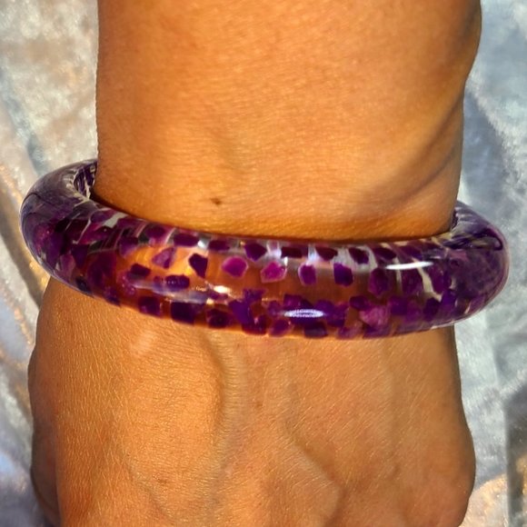 3 Lucite Bangle Bracelets - Picture 7 of 11